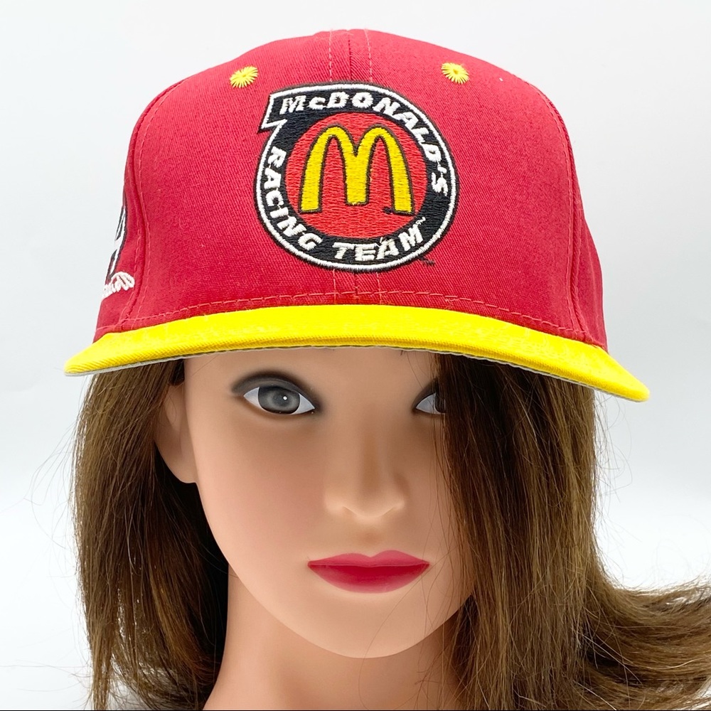 NWOT Vintage Bill Elliot McDonalds Racing Hat - Picture 2 of 5
